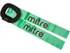 Mitre Tag Rugby Cintura con Etichette-Verde Bambino, Taglia Unica