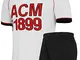 Pigiama Milan Corto Abbigliamento Bambini Calcio ACM Milan PS 26940-14 Anni-Bianco