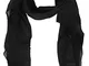 Zwillingsherz, foulard di seta per donne e ragazze, in tinta unita, accessorio elegante, i...