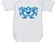 Settantallora - Body Tutina Bimbo Neonato J1764 Stemma Ultras Brescia Taglia 3/6 Mesi
