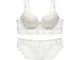 EJTAQ Reggiseno Pizzo Sexy Lingerie Reggiseno da Donna Riunito Reggiseno di Biancheria Int...