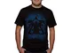 StarCraft II - T shirt con stemma dei Terran - Maglia girocollo con stampa blu del logo -...