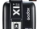 GODOX X1T–N i-TTL Flash Trigger 1 / 8000s HSS 32 Canali 2.4G Wireless Hot Shoe Flash Trasm...