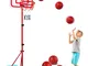 SUPER JOY Canestro Basket Bambini - Canestro Basket Esterno Interno Bambini - Mini Basket...