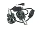 CARALL LH7426 Kit Full Led Cob H7 26W Reale 12V Con Ventola Raffrenddamento Silenziosa Att...