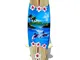 Seestern Sportswear FBA_1666 - Tavola da surf, in legno, 30 cm, con aerografo, per surf, s...