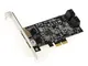 Kalea-Informatique © – Scheda controller PCIe 4 + 2 porte SATA/eSATA 6G – Chipset Marvell...