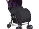 Fdit Coprigambe universale per neonati passeggino passeggino Snuggle copertura impermeabil...