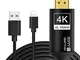 AMANKA 4K Cavo Phone HDMI Adattatore,4K 30HZ Phone to HDMI HDTV MHL Lighting Adattatore de...