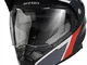 Acerbis CASCO FLIP FS-606 GRIGIO/ROSSO S