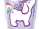 Tervis Puppie Love-Unicorn Puppy Bicchiere Isolato con Involucro e Coperchio Fucsia, Trita...