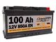 CARPARTS PLUS L5CARPARTS Batteria 100ah 850A 12V Polo DX