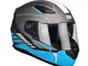 CGM Casco integrale 317G SILVERSTONE Azzurro opaco, XS