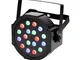 LED Par Light 18 LED Disco Light con modalità di controllo attivata dalla musica, auto-run...