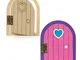 Baker Ross Porte Magiche in Legno, Ideali per le Attività Creative per Bambini (Confezione...