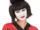 Parrucca da Geisha con bacchette donna