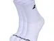 Babolat - Confezione da 3 paia di calzini da tennis da uomo e da donna, colore: Bianco, 5U...