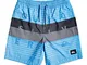 Quiksilver Word Block 15"-Bermuda da Bagno da Ragazzo 8-16, Bambino, Blithe, XS/8