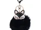 SOMESUN Keychain Ball Fox portachiavi borsa peluche auto portachiavi ciondolo Gift,Nuovo P...