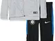 Nike Inter Y Nk Dry Sqd TRK K, Tuta da Calcio Unisex-Bambini, Grigio Lupo/Nero/Blu Royal/N...