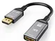 YIWENTEC DisplayPort 1.4 to HDMI 2.1 Ultra HD 8K Male to Female Cable 0.25m Converter 8K@6...
