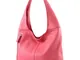 Borsa in pelle Borsa a tracolla Borsa a tracolla Borsa a mano in vera pelle T166, Colore:T...