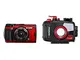 Olympus Stylus TG-6 Tough Fotocamera, Rosso & PT-059 Custodia Subacquea per TG-6
