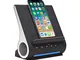 Azpen Dockall D100 - Caricabatterie wireless Qi, altoparlanti Bluetooth Premium, docking s...