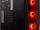 Corsair Carbide Series SPEC-DELTA Case da Gaming Mid-Tower RGB, Vetro Temprato, Nero