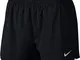 Nike Elevate 5" Running Shorts, Pantaloncini Donna, Nero/Fumo, XL