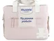 Mustela - Borsa con prodotti per neonato, scritta"Mis primeros productos", colore: Rosa