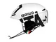 Briko - Casco da sci Slalom FISI Shiny White/Black