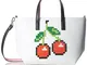 BRACCIALINI TUA Tua by Shine, Borsa a Mano Donna, Bianco, 32x21x12 cm (W x H x L)