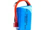 TwoCC Batteria Rc, spina 7.4 V 1800 Mah batteria T per Wltoys A959 B / A969 B / A979 B / K...