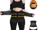 Queath Donna Fascia Addominale Dimagrante Waist Trainer, 3 in 1 Supporto per Coscia Cintur...