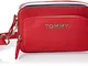 Tommy Hilfiger Th Corporate Camera Bag, Borse Donna, Multicolore (Barbados Cherry), 7.5x0....