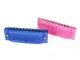 OFKPO 2 Pezzi 10 Fori Armonica Chiara per Il Bambino(Blu + Rosa)