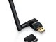 CSL - Adattatore di Rete USB con Antenna orientabile - Potente e conpatto - 802.11n b g -...