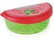 Snips | Contenitore Salva Freschezza per Anguria e Frutta a Fette| Coperchio Rosso Decorat...