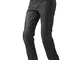 Jet Pantaloni Moto Uomo Jeans Kevlar Aramid Con l'armatura (Nero, 62 Lungo/Vita 46" Lunghe...