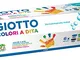 Giotto 534100-6 Barattoli 100 ml Tempera a Dita