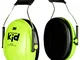 3M Peltor 3M Kid KIDV - Protezione per capsule 27 dB, 1 pezzo, colore: Verde fluo