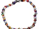 SPADARELLA BRACCIALE UOMO CON PEPITE 5 MM IN ARGENTO 925 E NODINI IN COTONE MARINO COLORE...