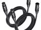 Cable Matters Cavo Microfono XLR a XLR Pacchetto Premium Da 2 Pezzi Lungo 1,8 m