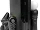 NITHO P3DOCK, Docking Station con 2 Porte Aggiuntive USB e Card Reader P3Dock per Ps3
