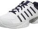 K-Swiss Performance Receiver IV, Scarpe da Tennis Uomo, Bianco (White/Navy 37) 40 EU