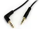 Startech.Com Cavo Audio Stereo da Slim 3.5 Mm ad Angolare Destro 30  Cm, M/M