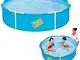 Bestway 56283 Piscina Fuori Terra Fast Set da 152x38 cm, Rotondo, multicolore