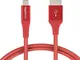 AmazonBasics Cavo da USB-A a Lightning con guaina in nylon a doppio intreccio - Certificat...