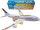 ToyZe Bump and Go Action, giocattolo aereo Boeing 747, con luci e suoni reali. TR-747